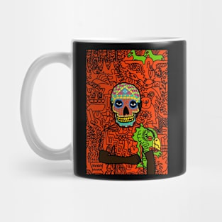 Charlie NFT - MaleMask with MexicanEye Color and DarkSkin on OpenSea Mug